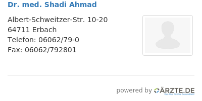 Dr med shadi ahmad