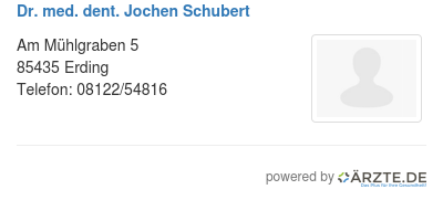 Dr med dent jochen schubert 565594