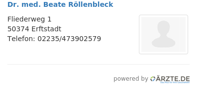 Dr med beate roellenbleck