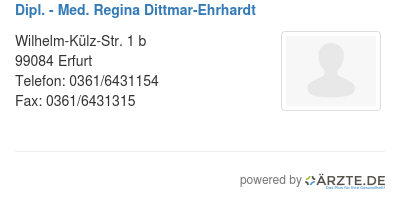 Dipl med regina dittmar ehrhardt