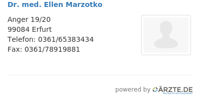 Dr med ellen marzotko