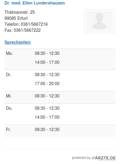 Dr med ellen lundershausen