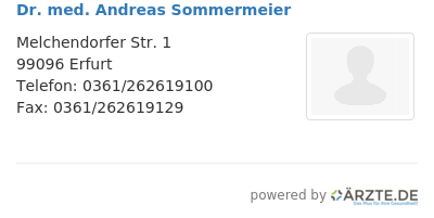Dr med andreas sommermeier 561119