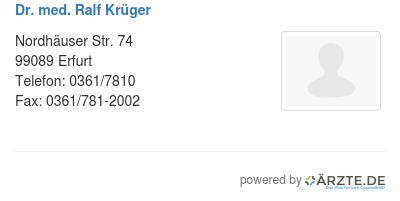 Dr med ralf krueger 429316