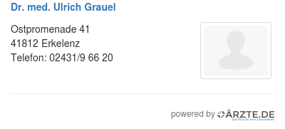 Dr med ulrich grauel