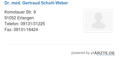 Dr med gertraud schott weber