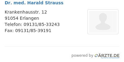 Dr med harald strauss