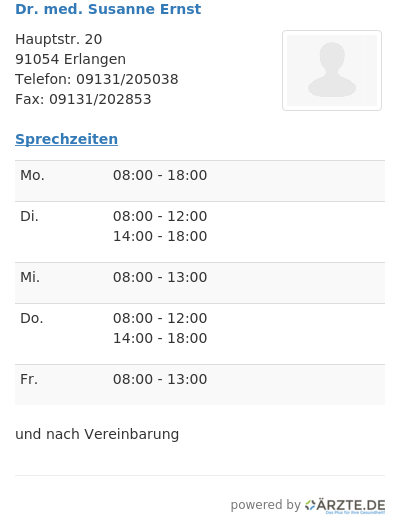 Dr med susanne ernst 576358