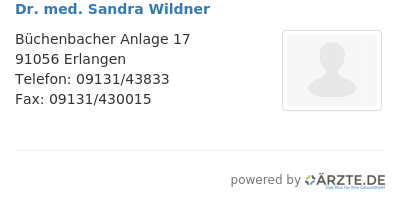 Dr med sandra wildner