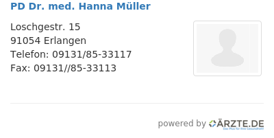 Pd dr med hanna mueller
