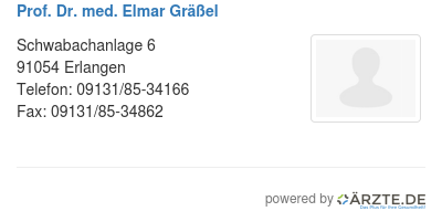 Prof dr med elmar graessel