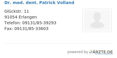 Dr med dent patrick volland