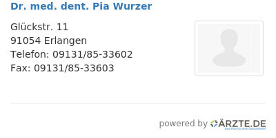 Dr med dent pia wurzer