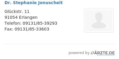 Dr stephanie jonuscheit
