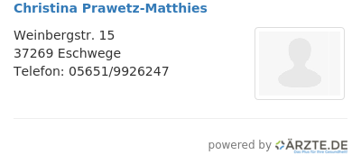 Christina prawetz matthies