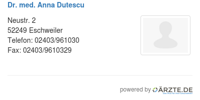 Dr med anna dutescu 503463