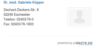 Dr med gabriele kuepper