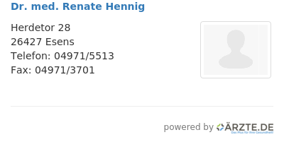 Dr med renate hennig
