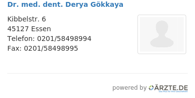 Dr med dent derya goekkaya
