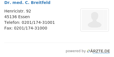 Dr med c breitfeld