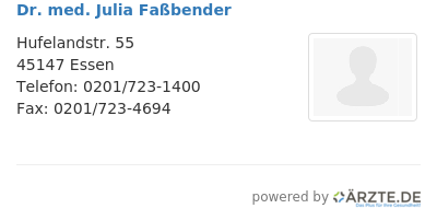 Dr med julia fassbender