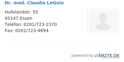 Dr med claudia leguin
