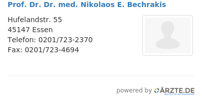 Prof dr dr med nikolaos e bechrakis