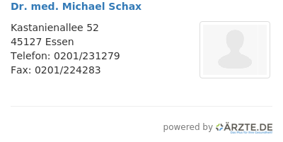 Dr med michael schax