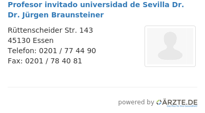 Profesor invitado universidad de sevilla dr dr juergen braunsteiner