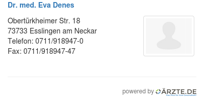 Dr med eva denes 253895