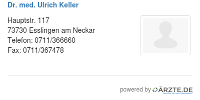 Dr med ulrich keller
