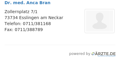 Dr med anca bran