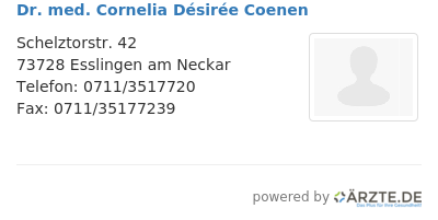 Dr med cornelia desiree coenen
