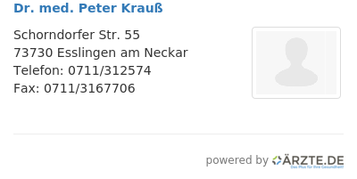 Dr med peter krauss