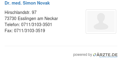 Dr med simon novak
