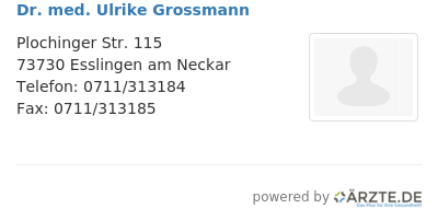 Dr med ulrike grossmann 253746
