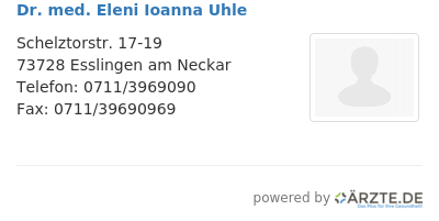 Dr med eleni ioanna uhle