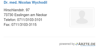 Dr med nicolas wychodil