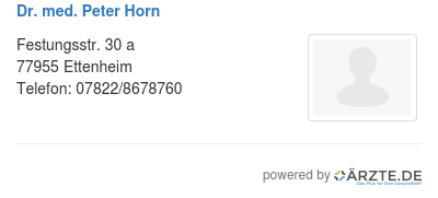 Dr med peter horn 545234