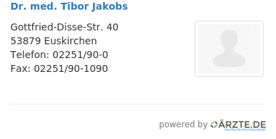 Dr med tibor jakobs