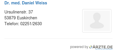 Dr med daniel weiss 601169