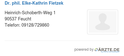 Dr phil elke kathrin fietzek