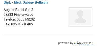 Dipl med sabine bellisch