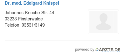 Dr med edelgard knispel