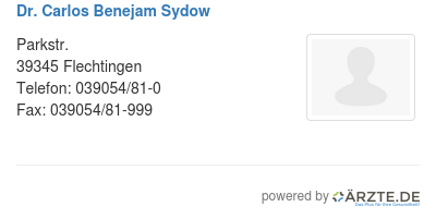 Dr carlos benejam sydow