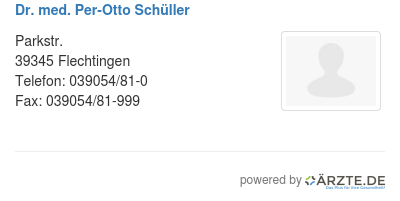 Dr med per otto schueller