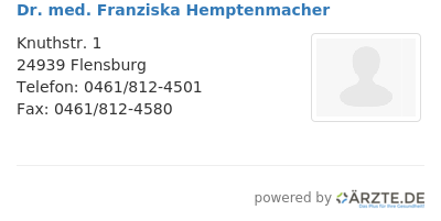 Dr med franziska hemptenmacher
