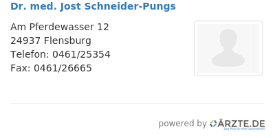 Dr med jost schneider pungs