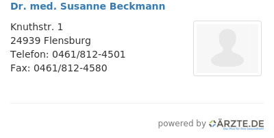 Dr med susanne beckmann 552067