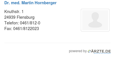 Dr med martin hornberger 553045